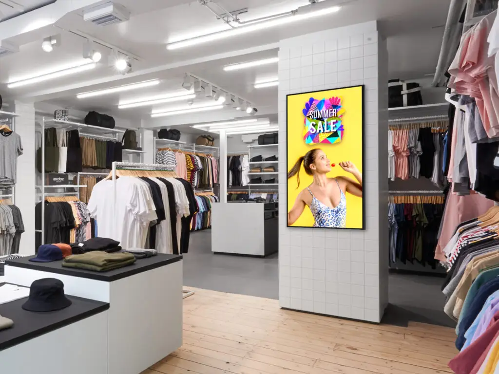 High Vibrance Digital Display in Retail